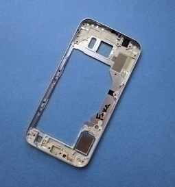 Рамка корпуса Samsung Galaxy S6 (g920f Европа) серая - фото 4