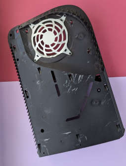 Ліва частина корпусу середня Sony Play Station 5 (CFI-1215A) Blue-ray Edition з захистом на охолодження оригінал