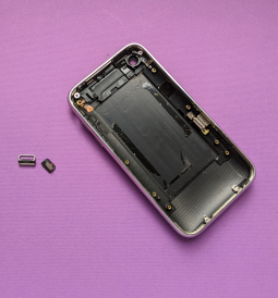 Крышка (корпус) Apple iPhone 3g B-сток чёрный - фото 2