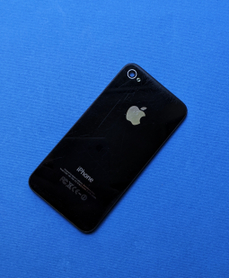 Кришка Apple iPhone 4s B-сток чорна оригінал