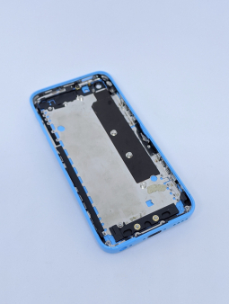 Крышка (корпус) Apple iPhone 5c синаяя А-сток - фото 2