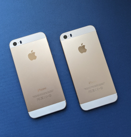 Кришка Apple iPhone 5s золотий корпус А-сток