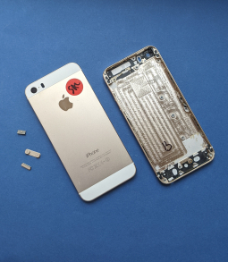Кришка Apple iPhone 5s золотого корпусу B-сток
