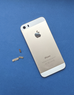 Кришка Apple iPhone 5s золотого корпусу C-сток