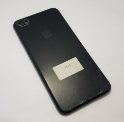 Корпус (кришка) Apple iPhone 7 Plus чорний С-сток без скла камери