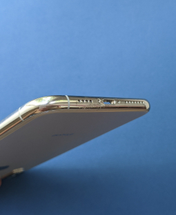 крышка корпус Apple iPhone XS Max белая серебро B-сток - фото 3