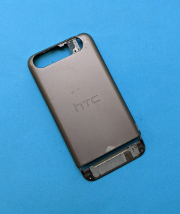 Кришка (корпус) HTC One V сірий B-сток