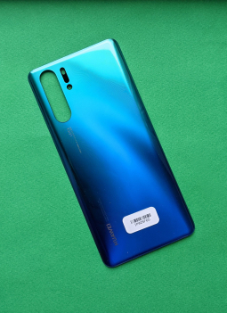 Кришка Huawei P30 Pro блакитна (Аврора) А-сток