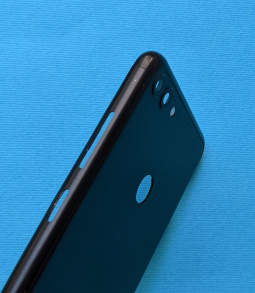 Крышка Huawei Y9 (2018) корпус со стеклом камеры А-сток чёрный - фото 3