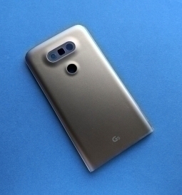 Кришка задня LG G5 скло камери (А сток) сіра