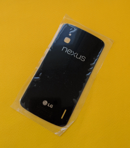 Крышка LG Google Nexus 4 чёрная новая - фото 2