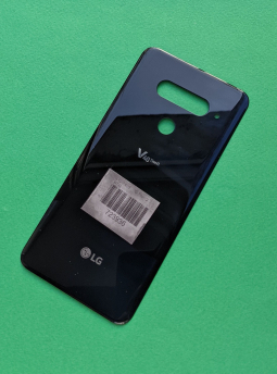 Кришка LG V40 чорна з синім відливом А-сток
