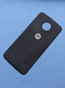 Мото Мод кришка тканинна для Motorola Moto Z Force чорна (А-сток)