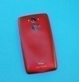 Кришка Motorola Droid Turbo 1 xt1254 кевлар червона