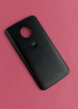 Кришка Motorola Moto E4 оригінал (B-сток) чорна