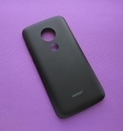 Крышка Motorola Moto E5 Play чёрная (А-сток)