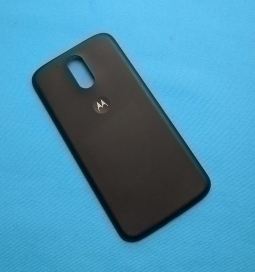 Крышка Motorola Moto G4 чёрная B-сток