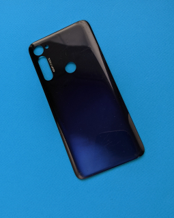 Крышка Motorola Moto G Stylus (2020) синяя с разборки С-сток