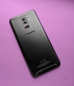 Кришка корпусу Samsung Galaxy A6 Plus 2018 SM-A605 чорний (В стоку)