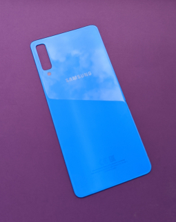 Кришка Samsung Galaxy A7 A750f (2018) синя А-сток оригінал