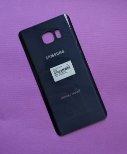 Кришка Samsung Galaxy Note 5 темно-синяя А-сток