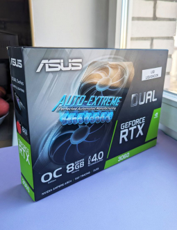 Пуста коробка для відеокарти Asus Nvidia RTX 3060 8gb