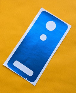 Защитная плёнка задняя Motorola Moto Z3 синяя