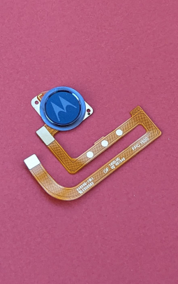 Сканер відбитку пальця шлейф Motorola Moto G8 синій