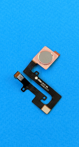 Сканер відбитку пальця шлейфу Nokia 7.1 сірий з рожевим кантом