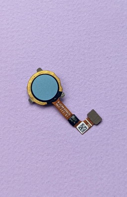 Сканер відбитку пальця шлейф Oppo A15 блакитний колір