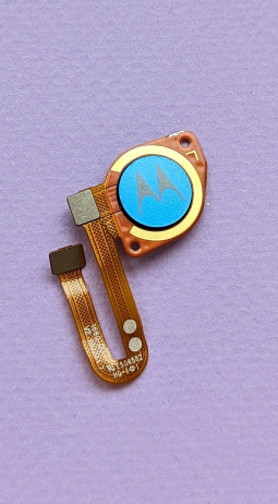 Сканер відбитку пальця шлейф Motorola Moto E7i Power синій
