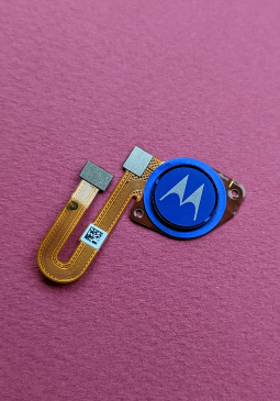 Сканер відбитку пальця шлейф Motorola Moto G9 синій