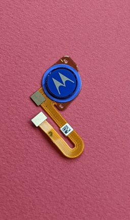 Сканер відбитку пальця шлейф Motorola Moto G9 Play синій