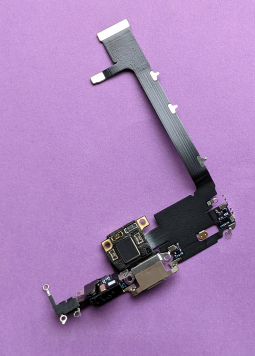 Нижній шлейф зарядки оригінальний для Apple iPhone 11 Pro Max з розбирання