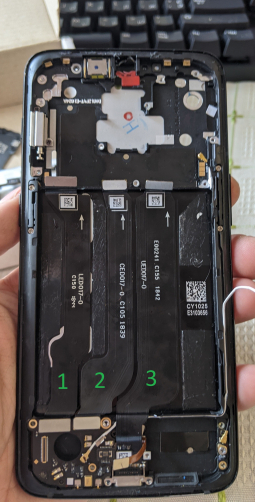 Шлейф основной межплатный OnePlus 6t средний - фото 2
