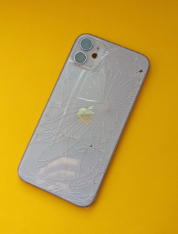 Корпус рамки Apple iPhone 11 у фіолетовому кольорі С-сток (скло камери ціле)
