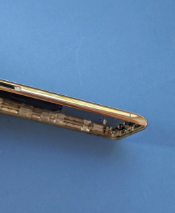 Рамка корпуса Apple iPhone XS Max каркас золотой А-сток - фото 2