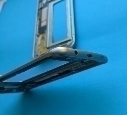 Рамка корпуса Samsung Galaxy S7 Edge серая (А-сток) - фото 2