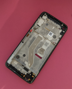 Средняя часть корпуса Motorola Moto G Pro рамка боковая (C-сток) чёрная - фото 2