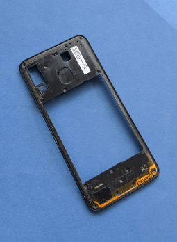 Бічна рамка корпусу Samsung Galaxy A20 (2019) a205f чорна А-сток