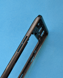 Корпус рамка боковая LG X Power А-сток чёрная - фото 4