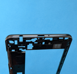 Корпус рамка боковая LG X Power А-сток чёрная - фото 5