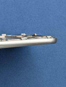 Средняя часть корпуса Motorola Moto G4 Play серебро боковая рамка А-сток - фото 4