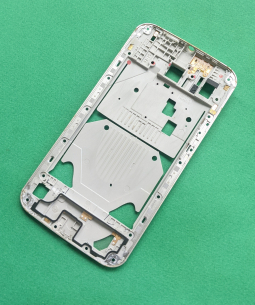 Средняя часть корпуса Motorola Moto X2 А-сток серебро - фото 4