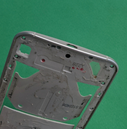Средняя часть корпуса Motorola Moto X2 А-сток серебро - фото 2