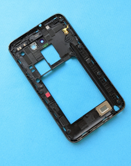 Рамка корпуса боковая Samsung Galaxy Note I717 А-сток серая - фото 3