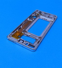 Рамка корпусу бокова Samsung Galaxy S10 Plus g975f серебро оригінал (А-сток)