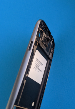 Рамка корпуса боковая Samsung Galaxy S3 серая (А-сток) t999 - фото 3