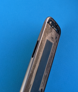 Рамка корпуса боковая Samsung Galaxy S3 серая (А-сток) t999 - фото 4