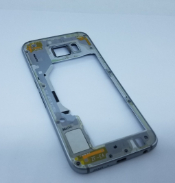 Металевий корпус Samsung Galaxy S6 g920v США, сріблястий, B-сток